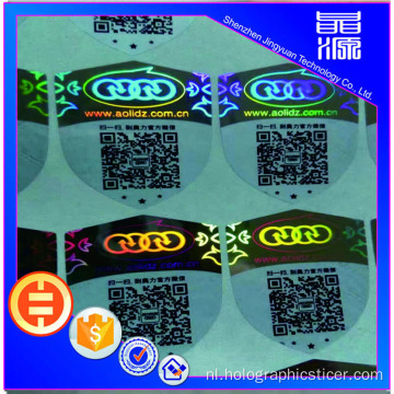 Aangepaste Holografische Folie Stickers